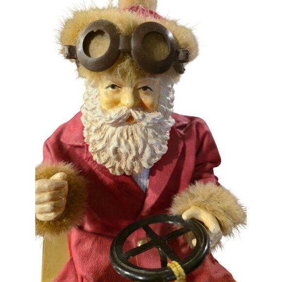 Smithsonian Institution Kurt Adler Santa Fabriche Holiday Drive Antique car READ - Picture 10 of 16